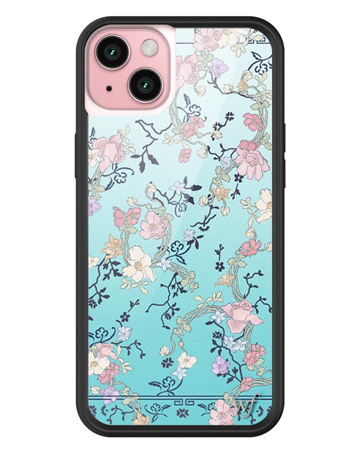 Gallery Girlie Blue Floral iPhone Case Limited Edition - Image 3