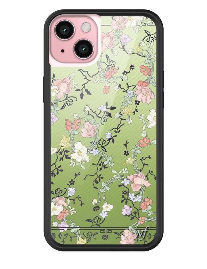 Gallery Girlie Green Floral iPhone Case Limited Edition - Image 3