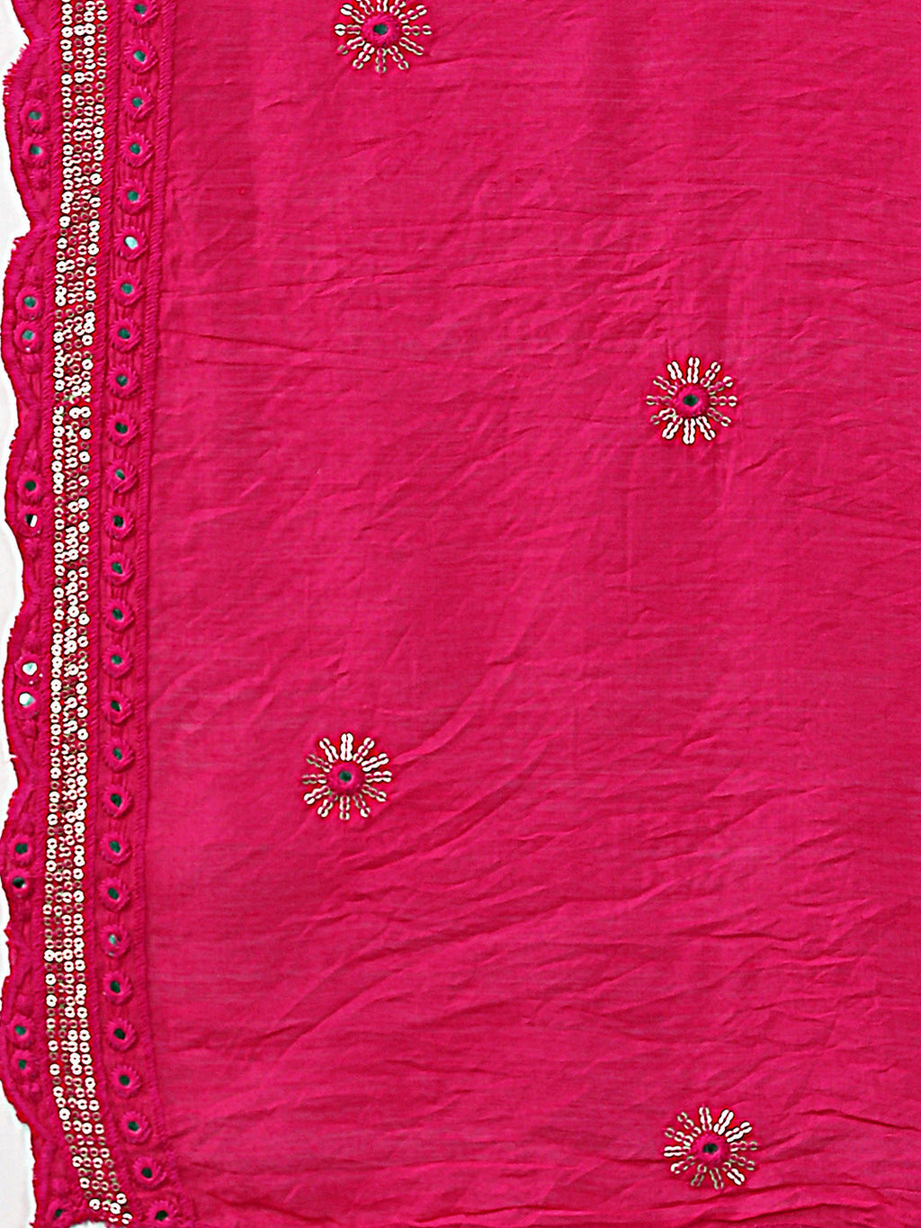 Multicolor Hand Embroidered Kurta Set with Dupatta