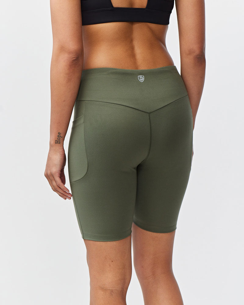 Go Again 8-Inch Compression Bike Shorts in Black - Image 8