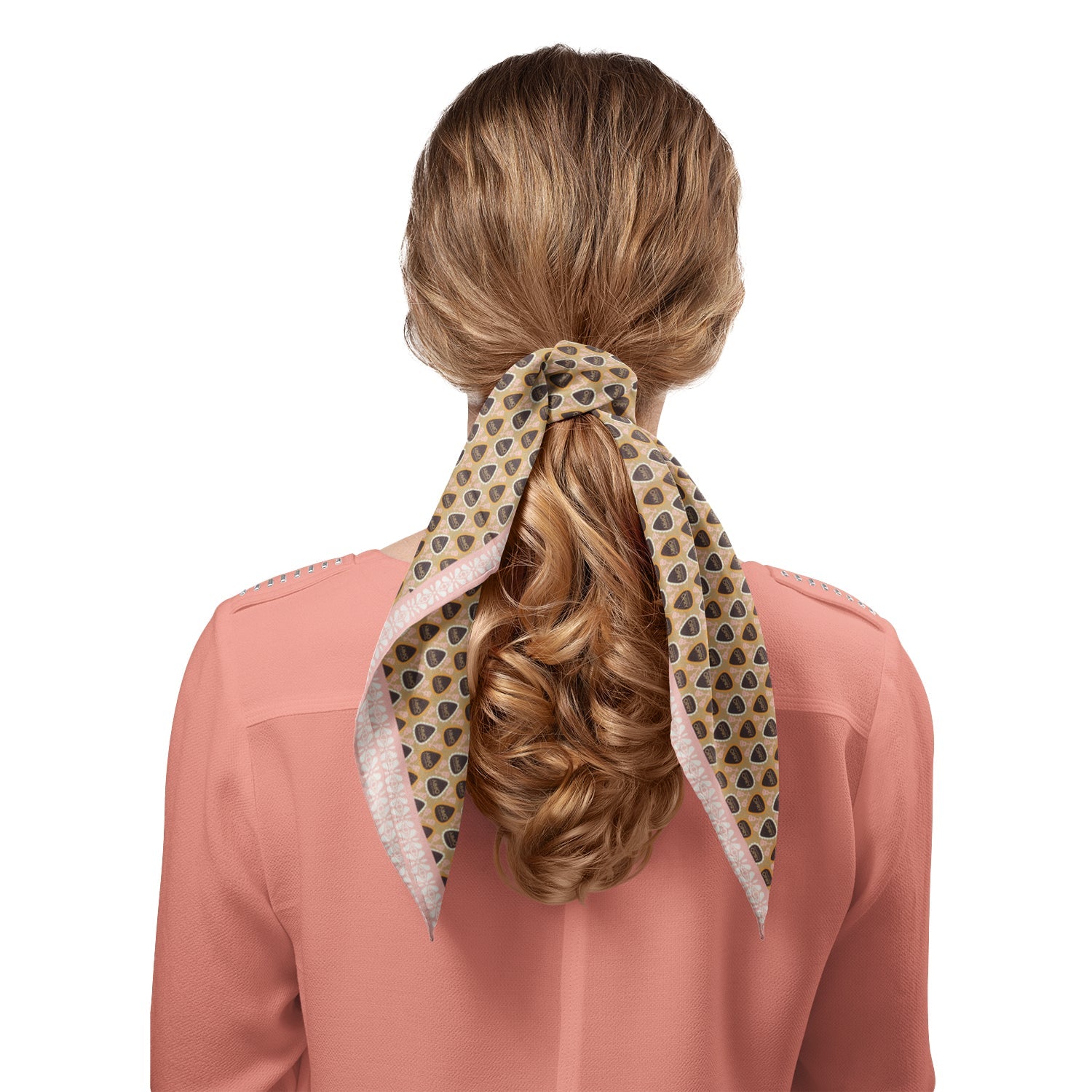 Grand Ole Opry Pink Multi Satin Handkerchief Scarf