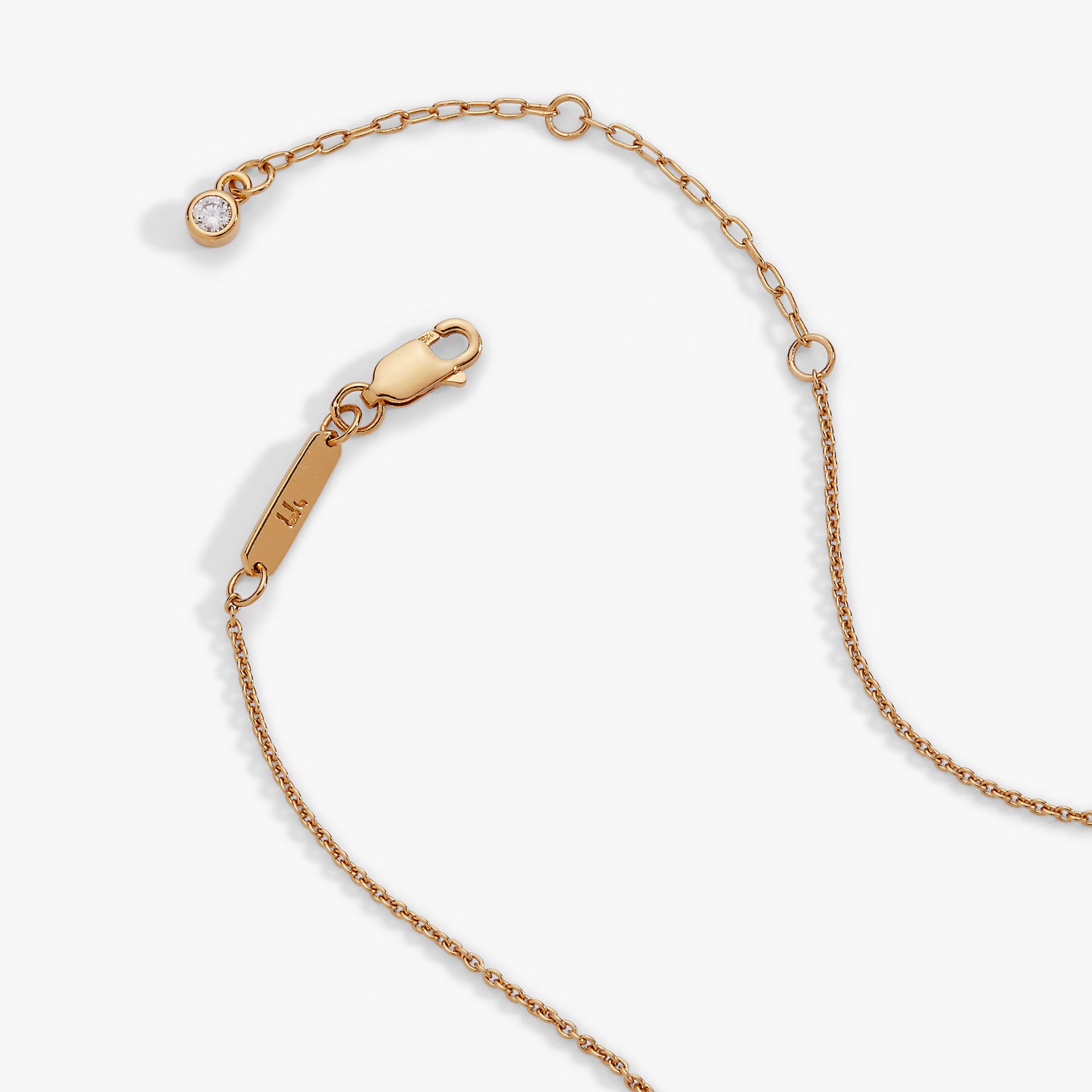Delicate Star of David Pendant Necklace in Gold-Plated Silver