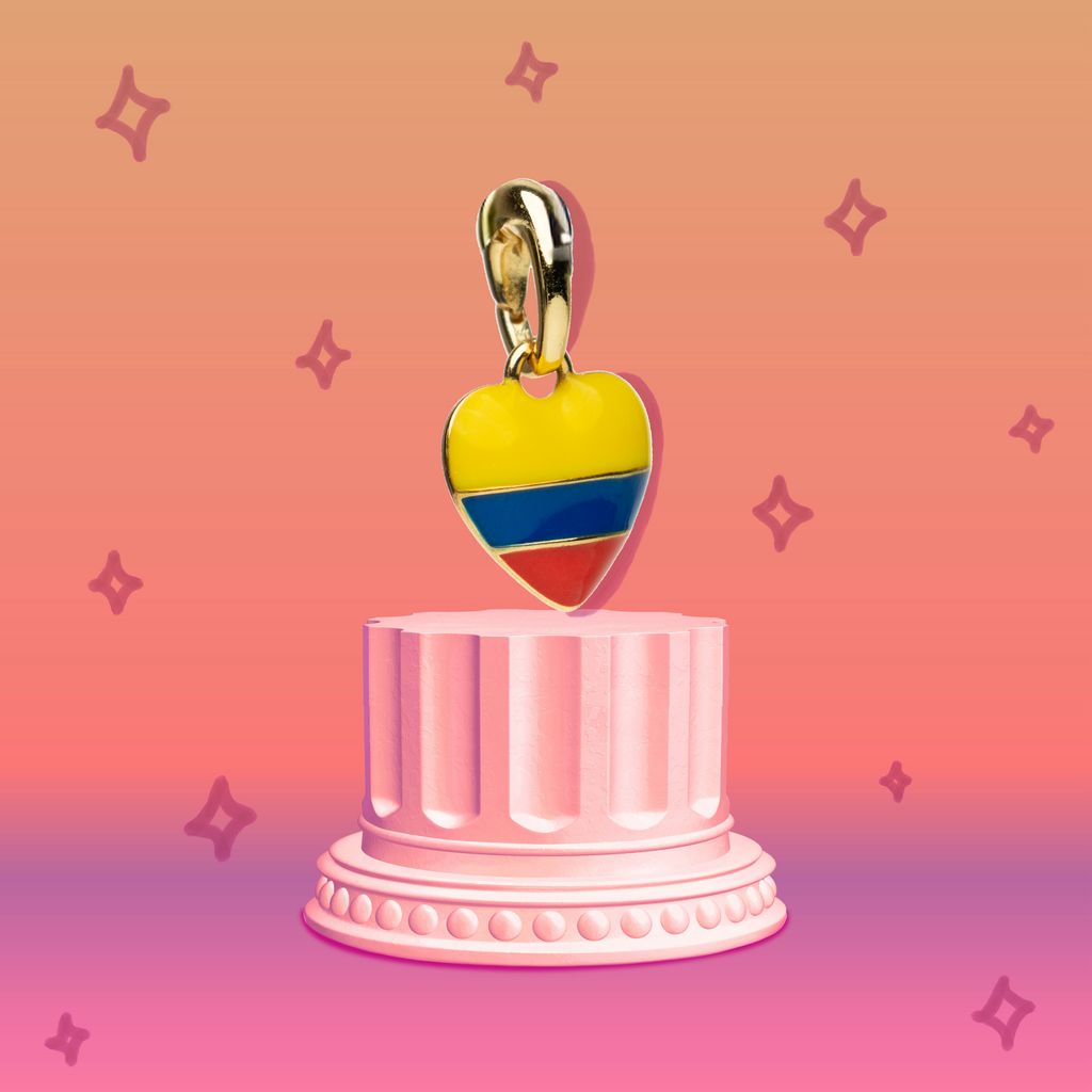 Colombia Flag Charm - Colombian Charms Collection