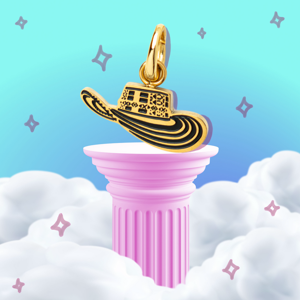 Sombrero Vueltiao Charm - Colombian Charms Collection