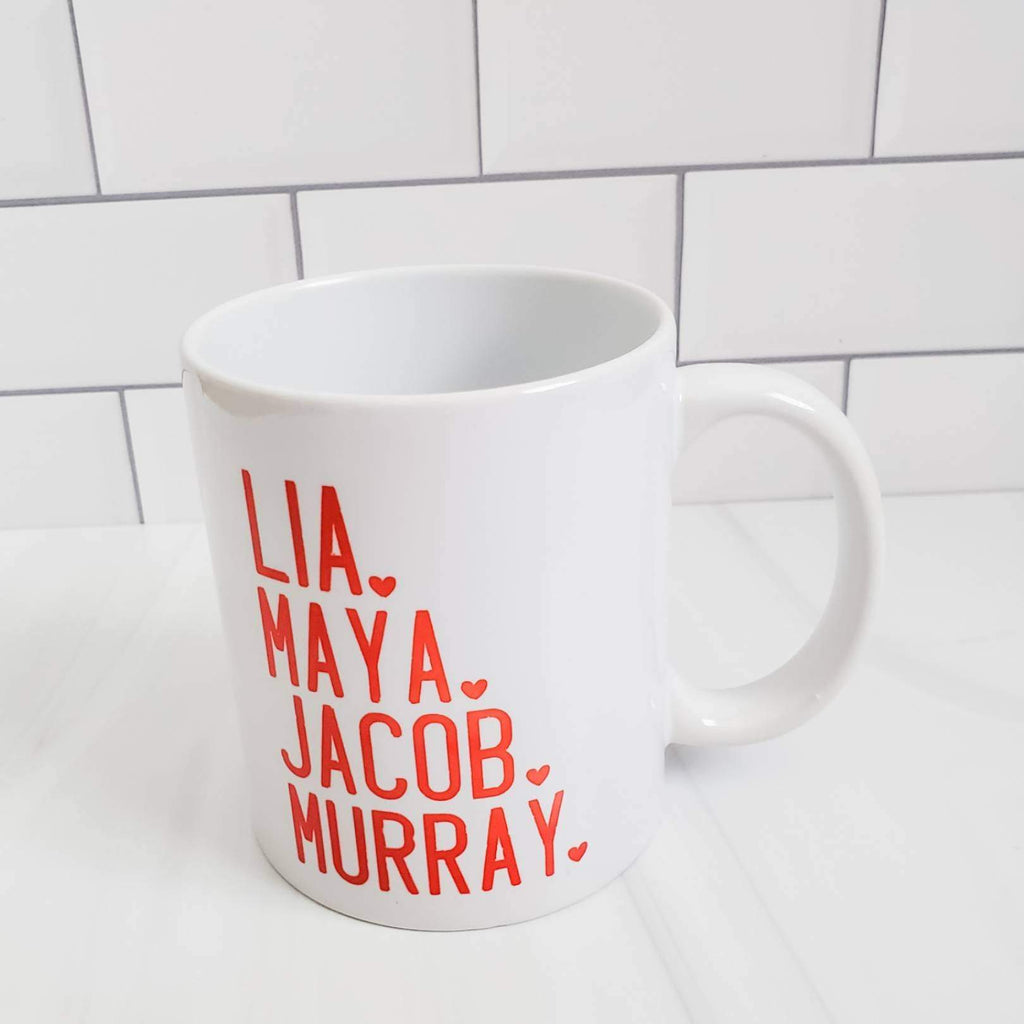 GRANDMA AND GRANDPA Personalized Coffee Mugs