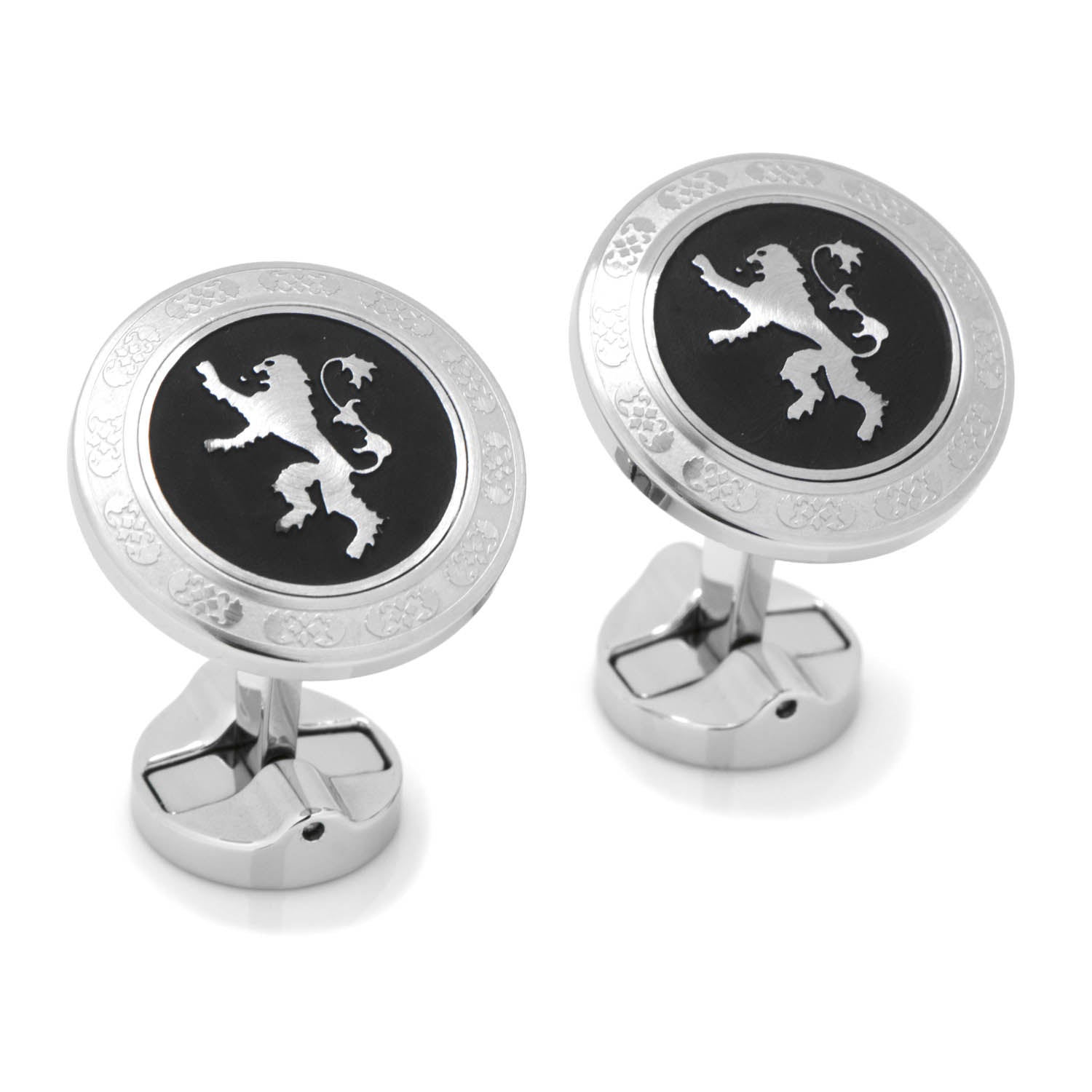 Game of Thrones Lannister Filigree Stainless Steel Cufflinks - Image 2