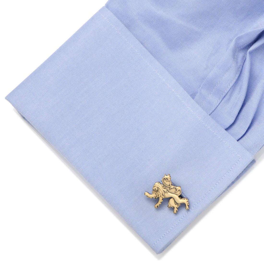 Game of Thrones Lannister Lion Sigil Antique Gold Cufflinks - Image 3