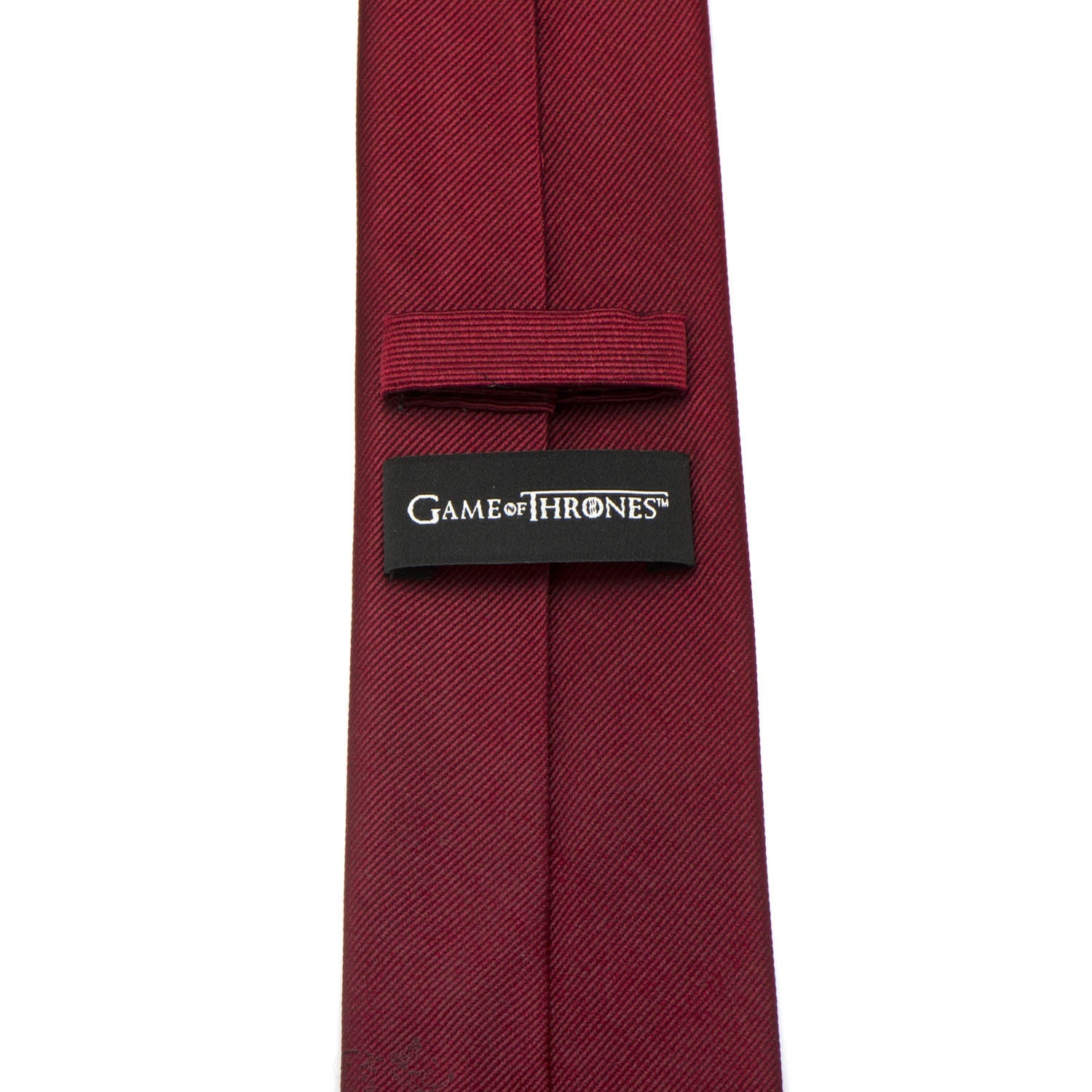 Game of Thrones Lannister Lion Silk Necktie in Rich Red - Image 4