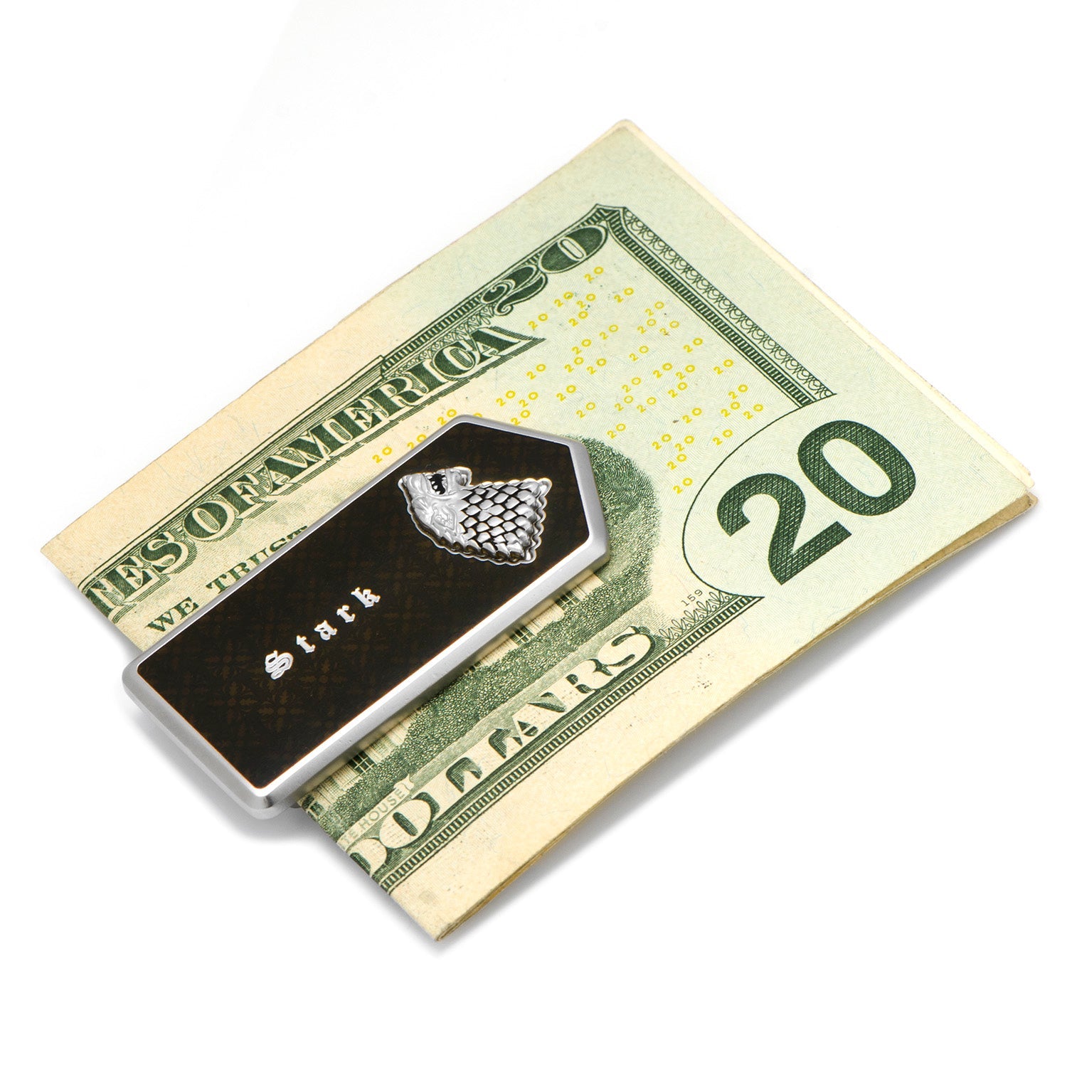 Game of Thrones Stark Direwolf Sigil Enamel Money Clip
