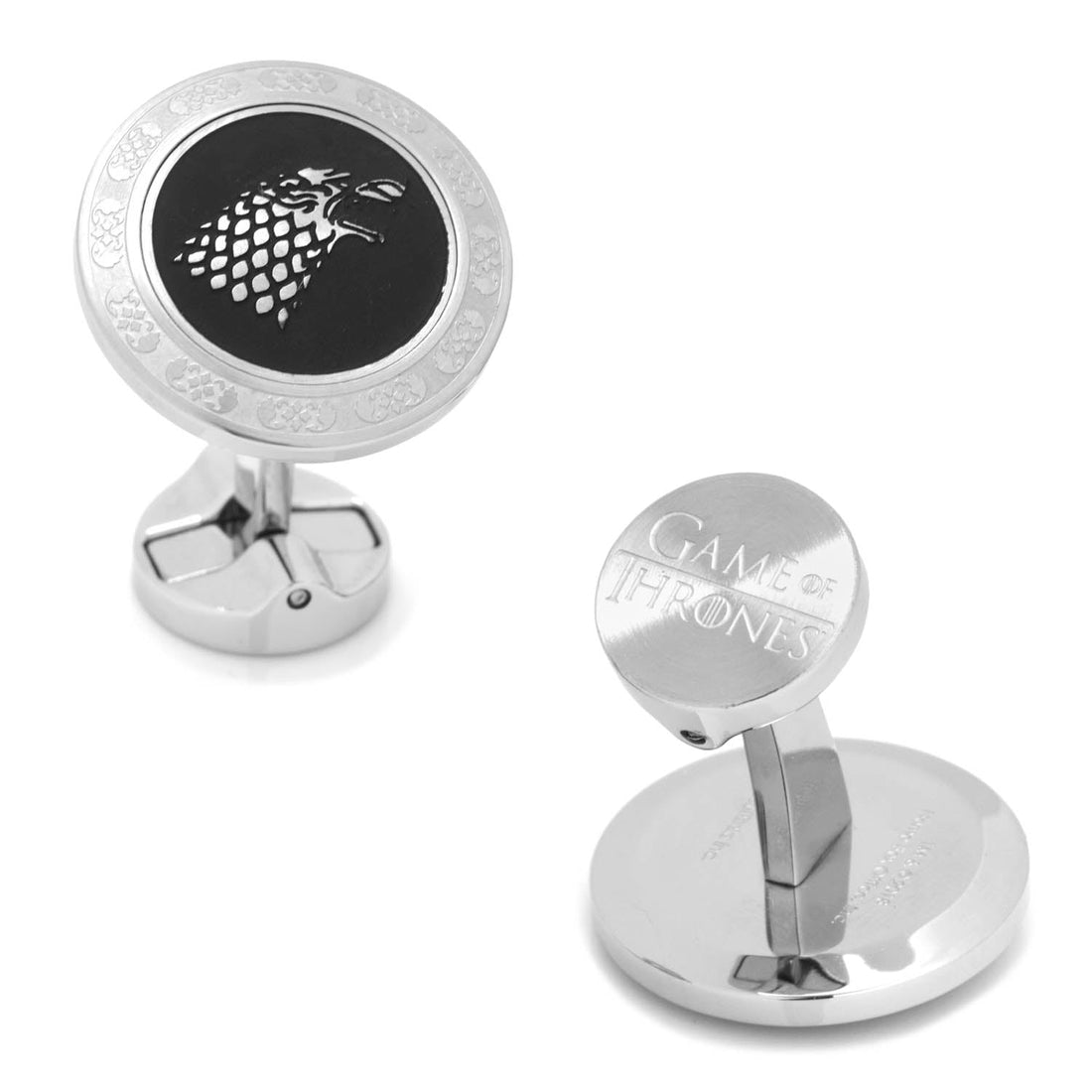 Game of Thrones Stark Direwolf Stainless Steel Cufflinks