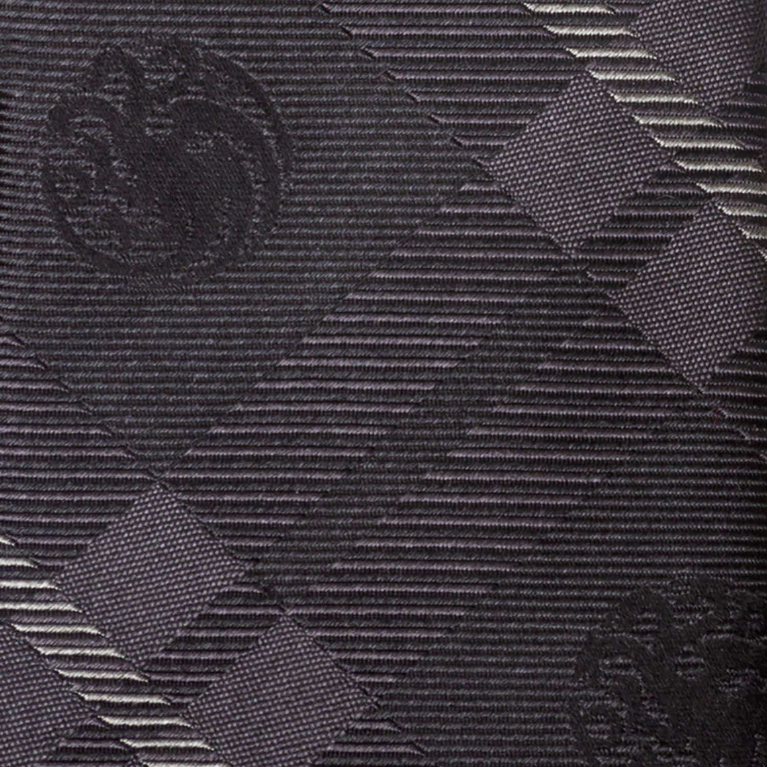 Game of Thrones House Targaryen Black and Gray Plaid Silk Tie - Image 5