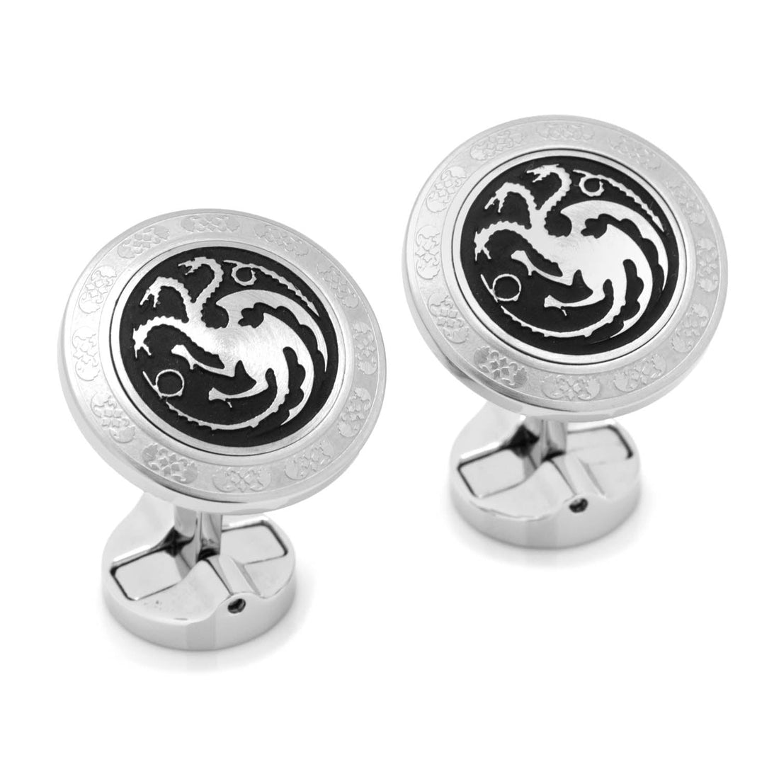 Game of Thrones Targaryen Dragon Stainless Steel Cufflinks - Image 2