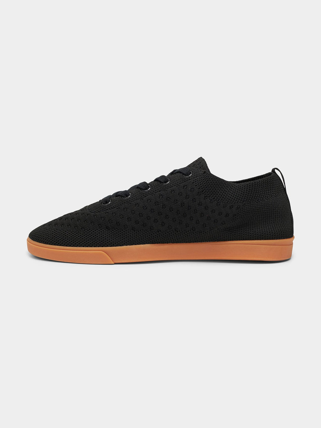 Men's The Zilker Gum Knit Slip-On Shoes in Black and Gum