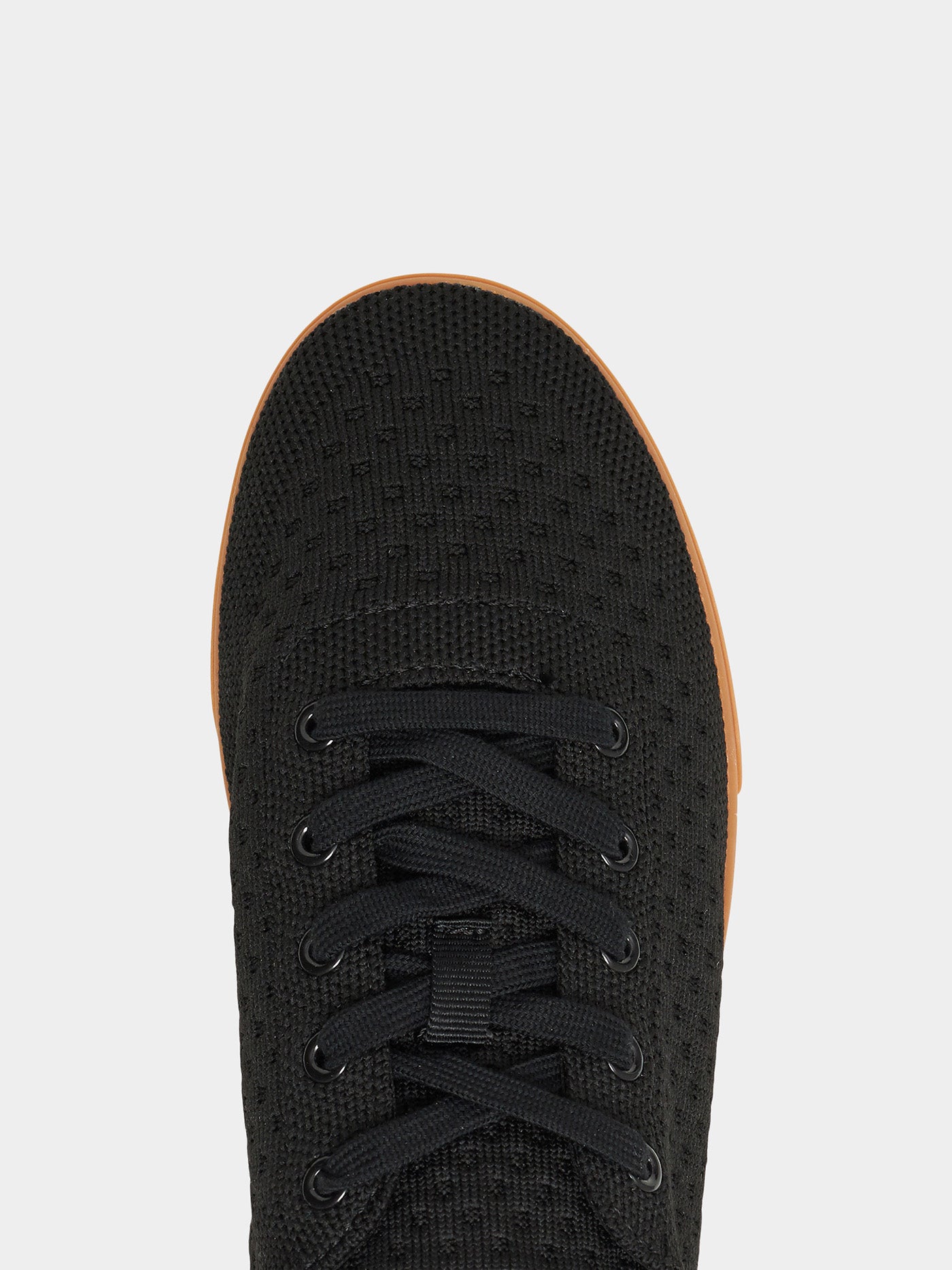 Men's The Zilker Gum Knit Slip-On Shoes in Black and Gum