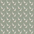 Gable Removable Wallpaper in Sage Green and White