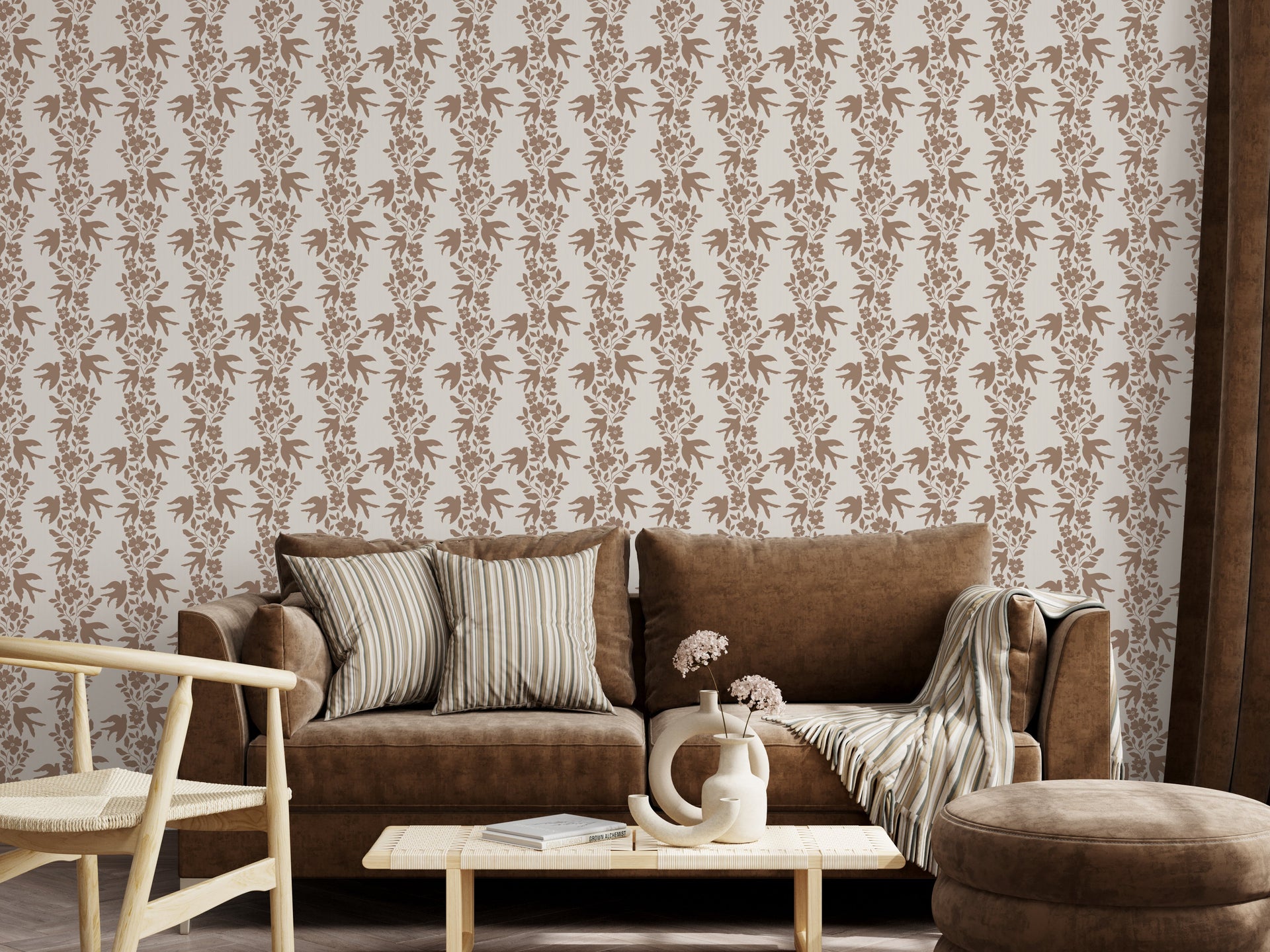 Noelle Peel and Stick Removable Wallpaper by Gabriela Dachin