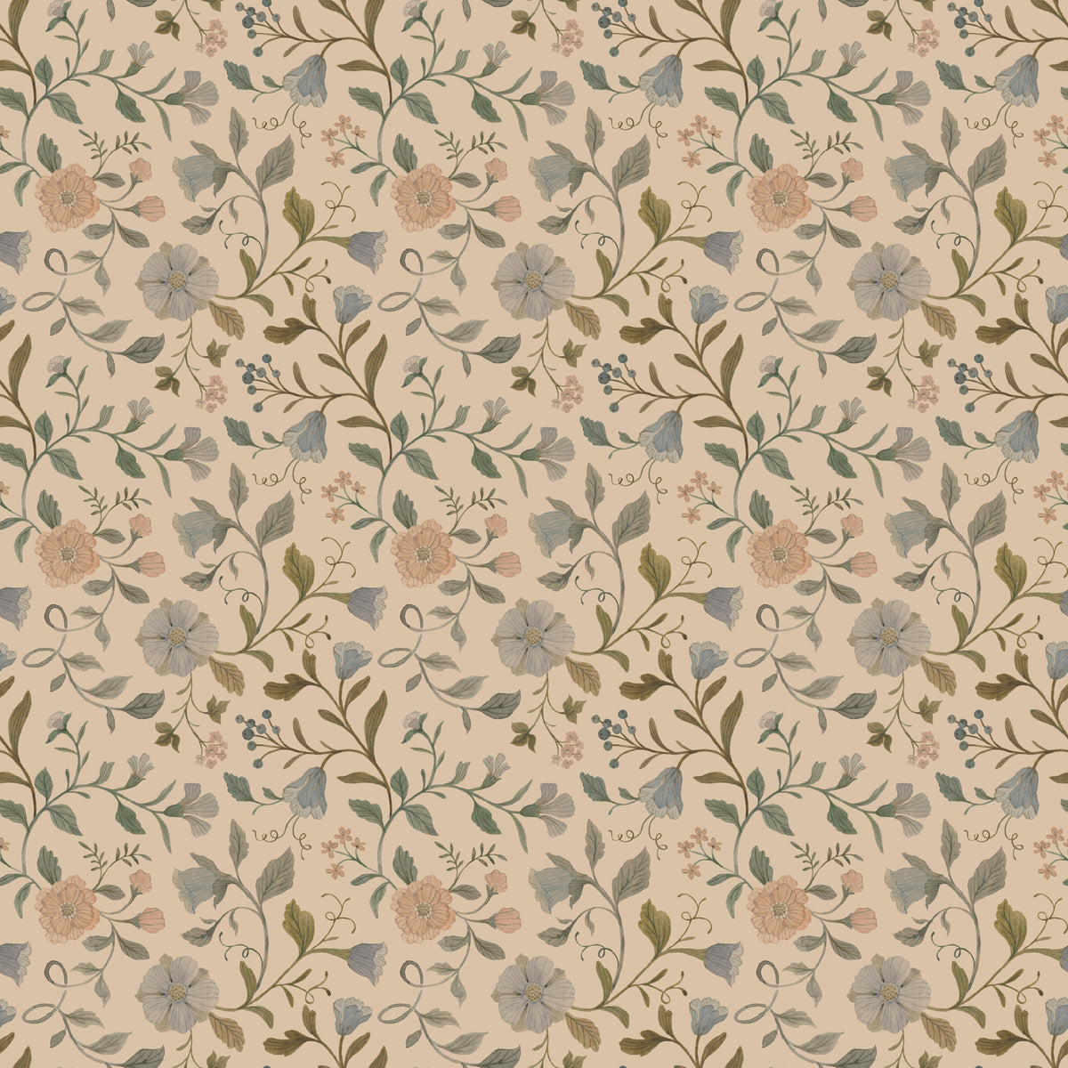Garnet Wallpaper by Daphne and Sage