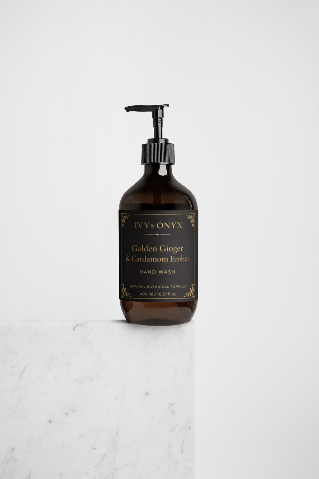 Golden Ginger & Cardamom Ember Luxury Hand Wash – 490ml
