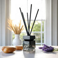 Gemini Zodiac Crystal-Enhanced Reed Oil Diffuser, Midnight Tides Scent, 100ml