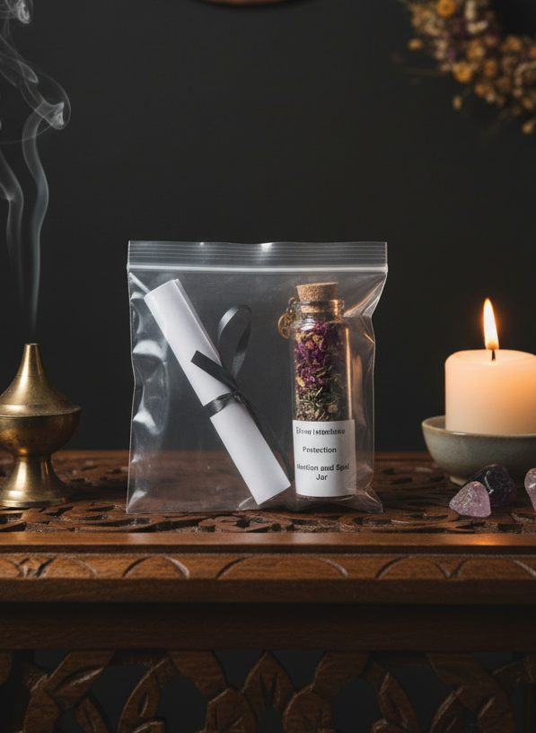 Protection Spell Jar for Spiritual Safety and Energy Shielding