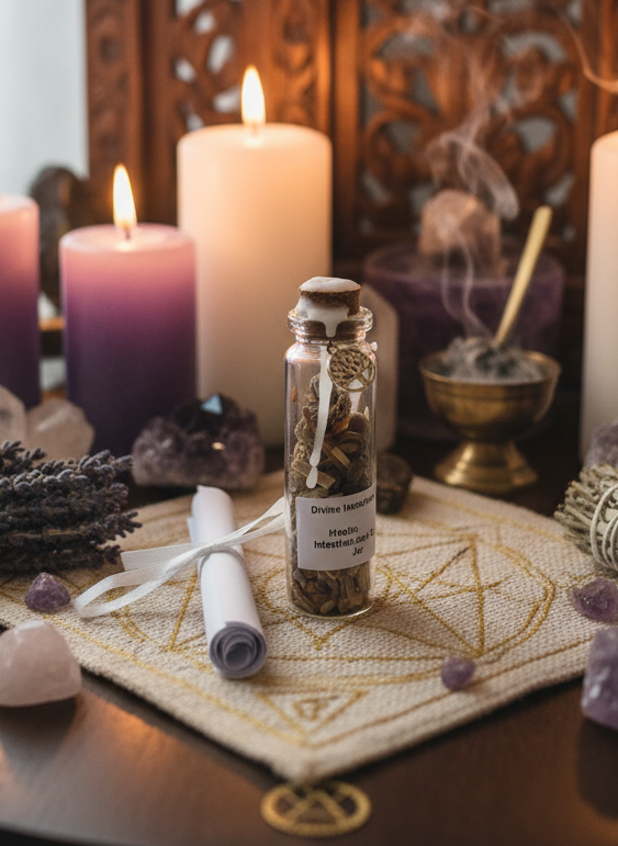 Health Intention Spell Bottle