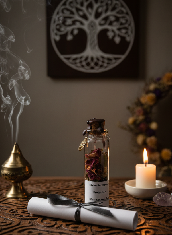 Protection Spell Jar for Spiritual Safety and Energy Shielding