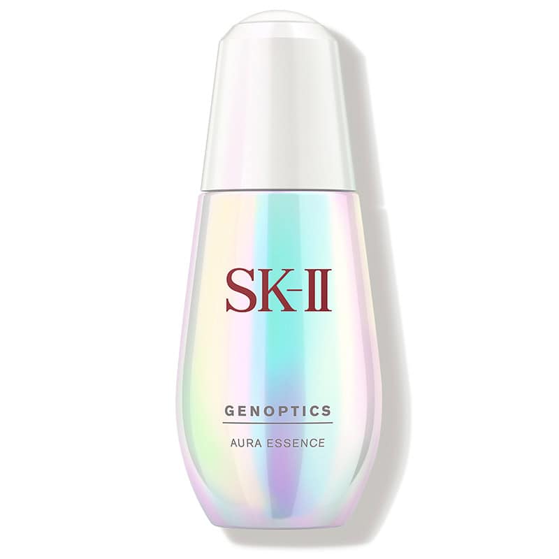 SK-II GenOptics Ultraura Essence in iridescent glass bottle