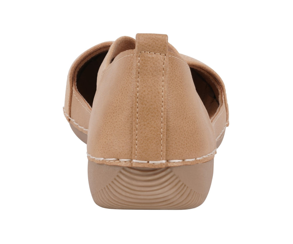 Women's Genny Tan Perforated Casual Flats