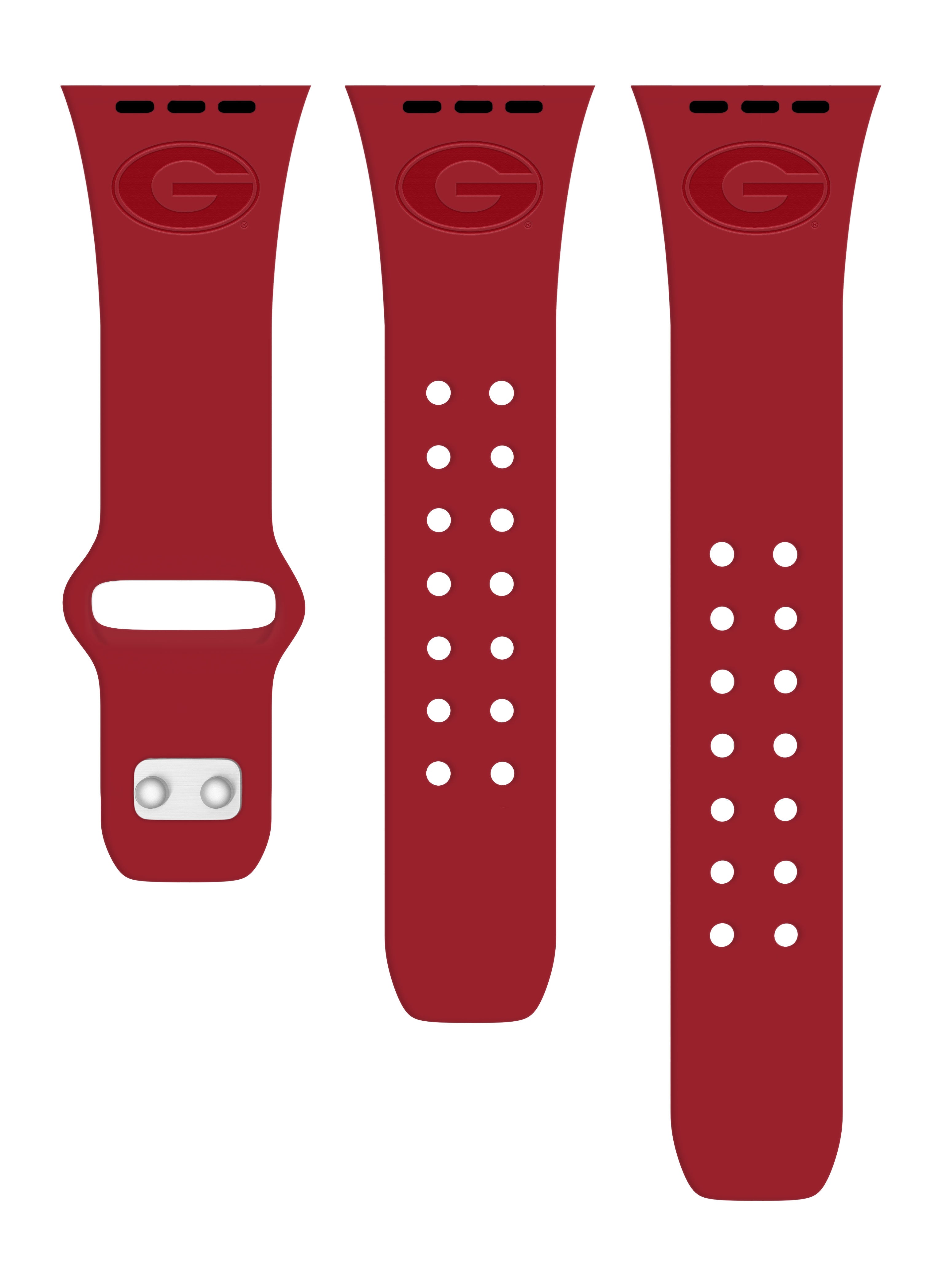 Georgia Bulldogs Engraved Apple Watch Band