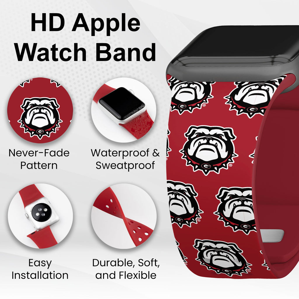 Georgia Bulldogs HD Apple Watch Band
