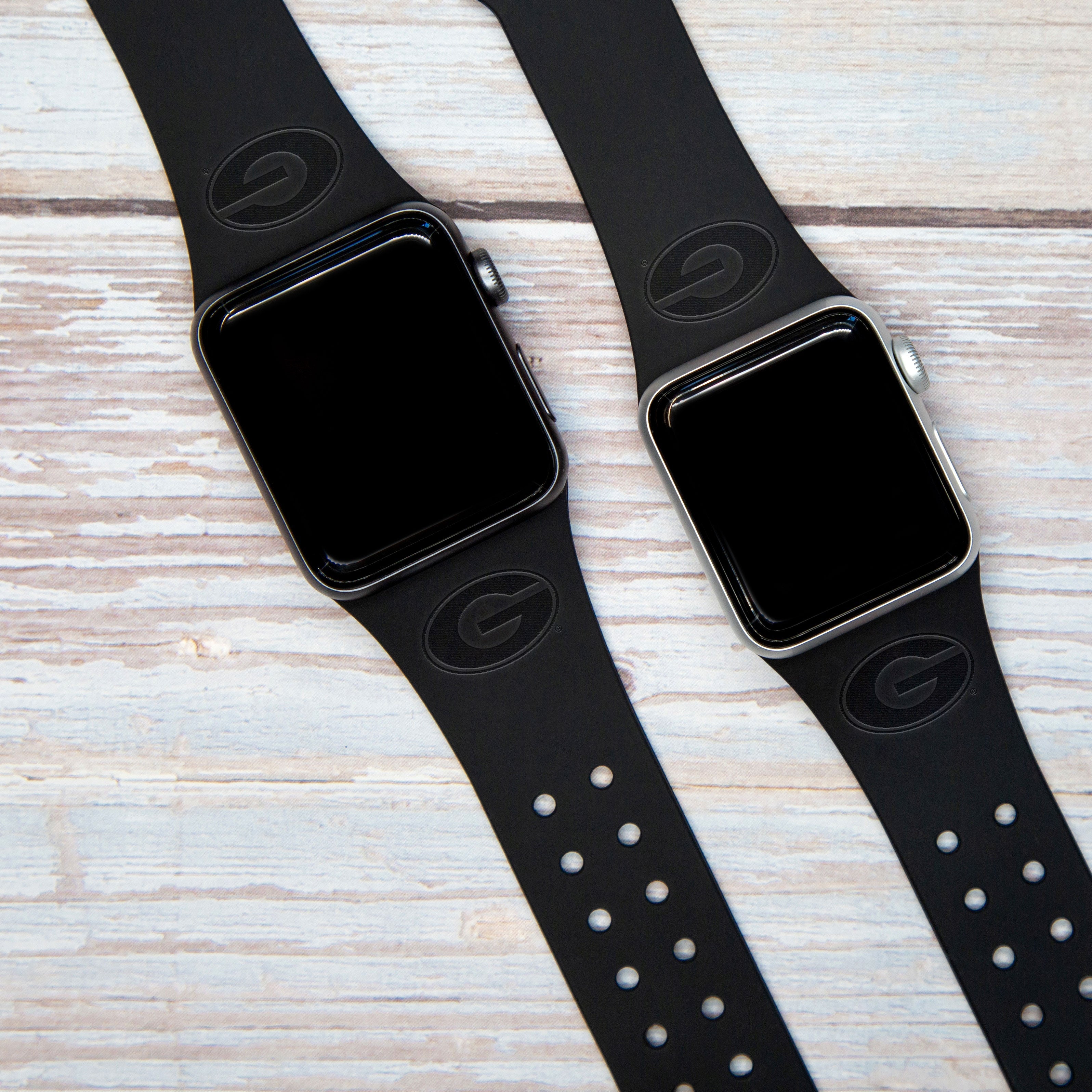 Georgia Bulldogs Engraved Apple Watch Band