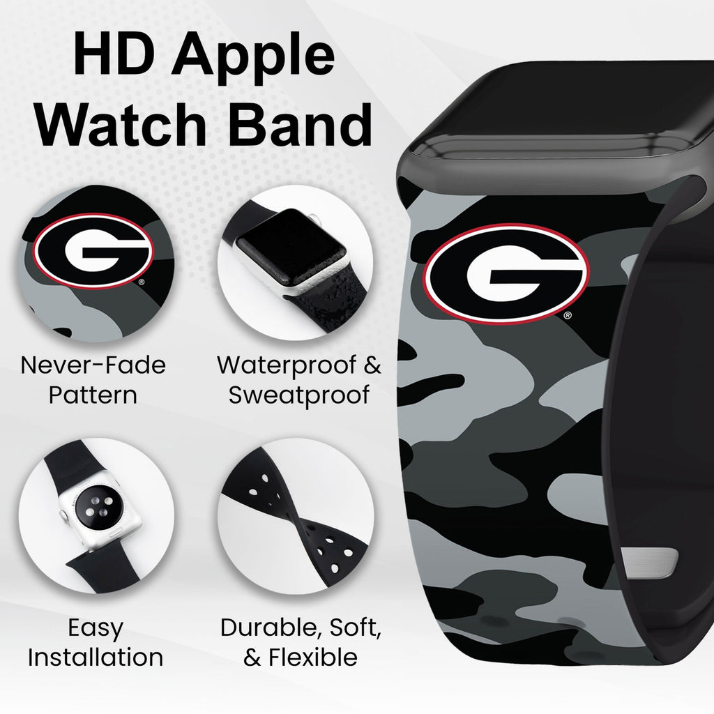 Georgia Bulldogs HD Apple Watch Band