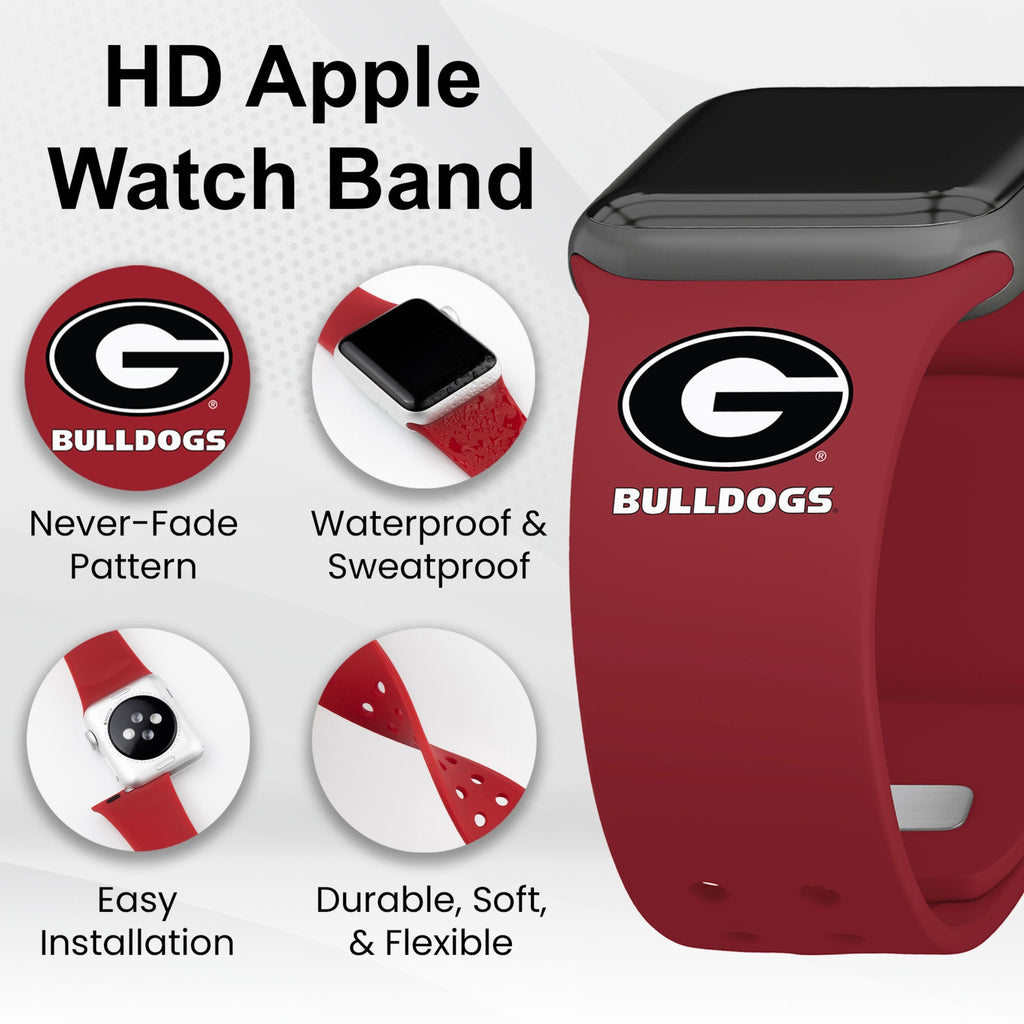 Georgia Bulldogs HD Apple Watch Band