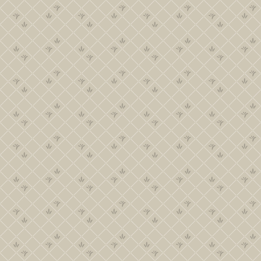 Georgie Geometric Removable Wallpaper in Sage Green and Cream