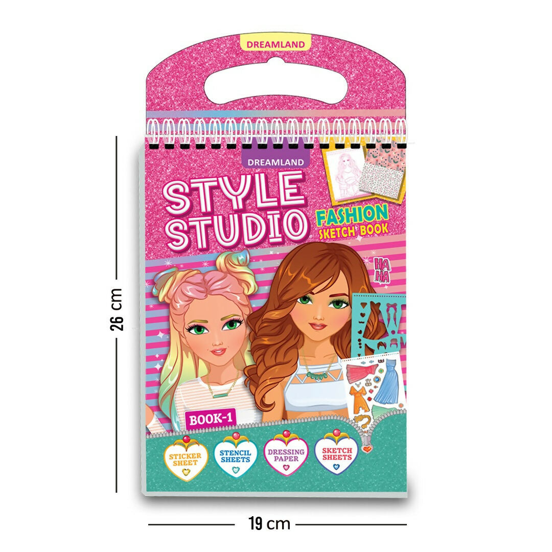 Style Studio Fashion Sketch Activity Book for Girls Ages 4-8