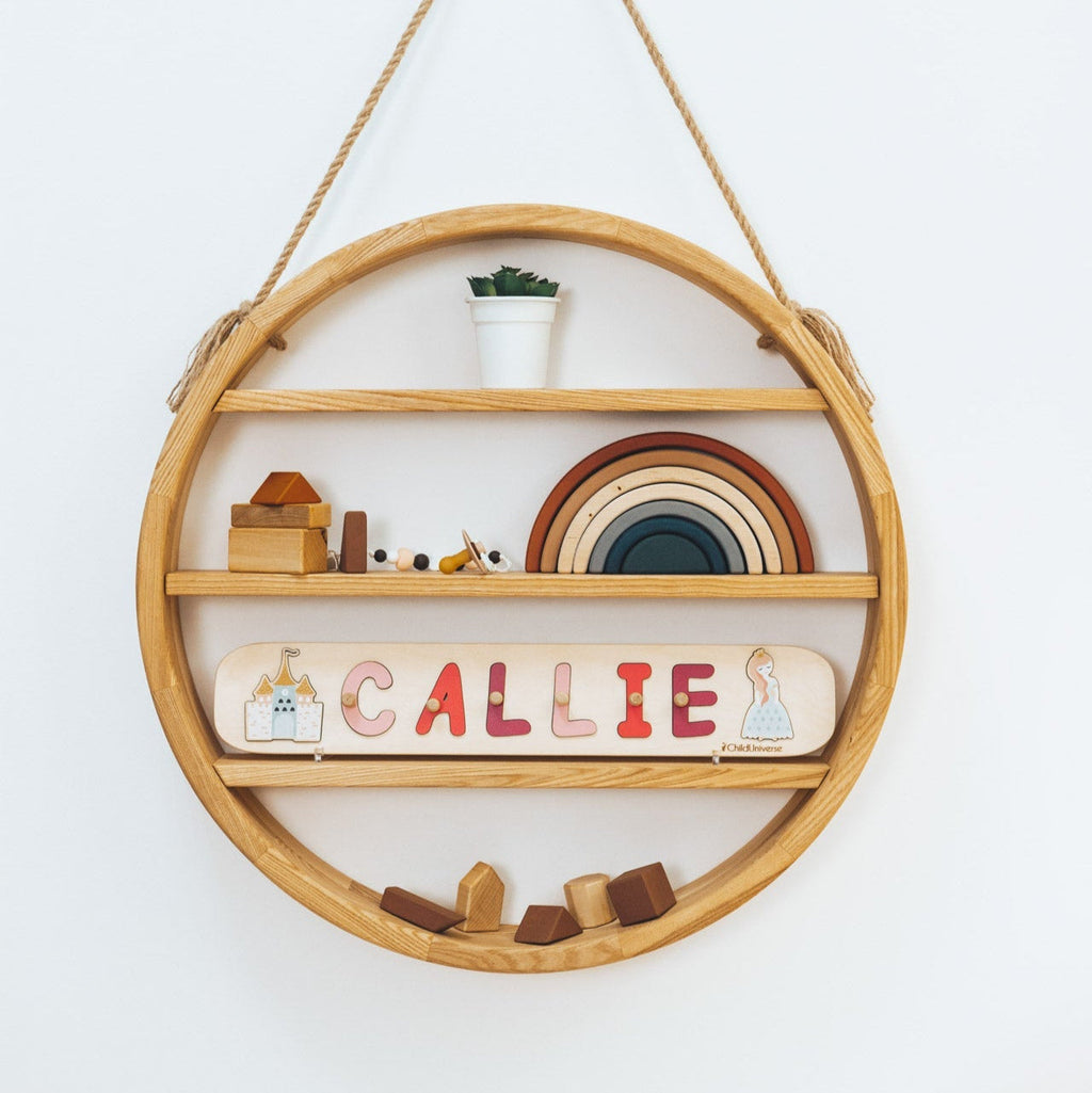 Personalized Princess Name Puzzle - Educational Wooden Name Toy