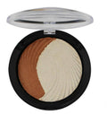 Fashion Colour dual-tone face powder and blusher in shade 04 for medium to fair skin in compact case