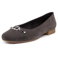 Nautica Woman Flat Loafers Luxury Designer Penny Shoes Slip On Ballet Comfortable Everyday Moccasins for Work Office Outdoor-Okner-Grey-Size 6