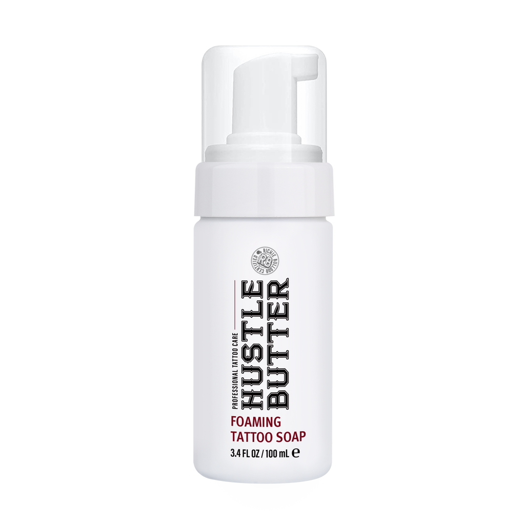 Hustle Butter Foaming Tattoo Soap for gentle cleansing