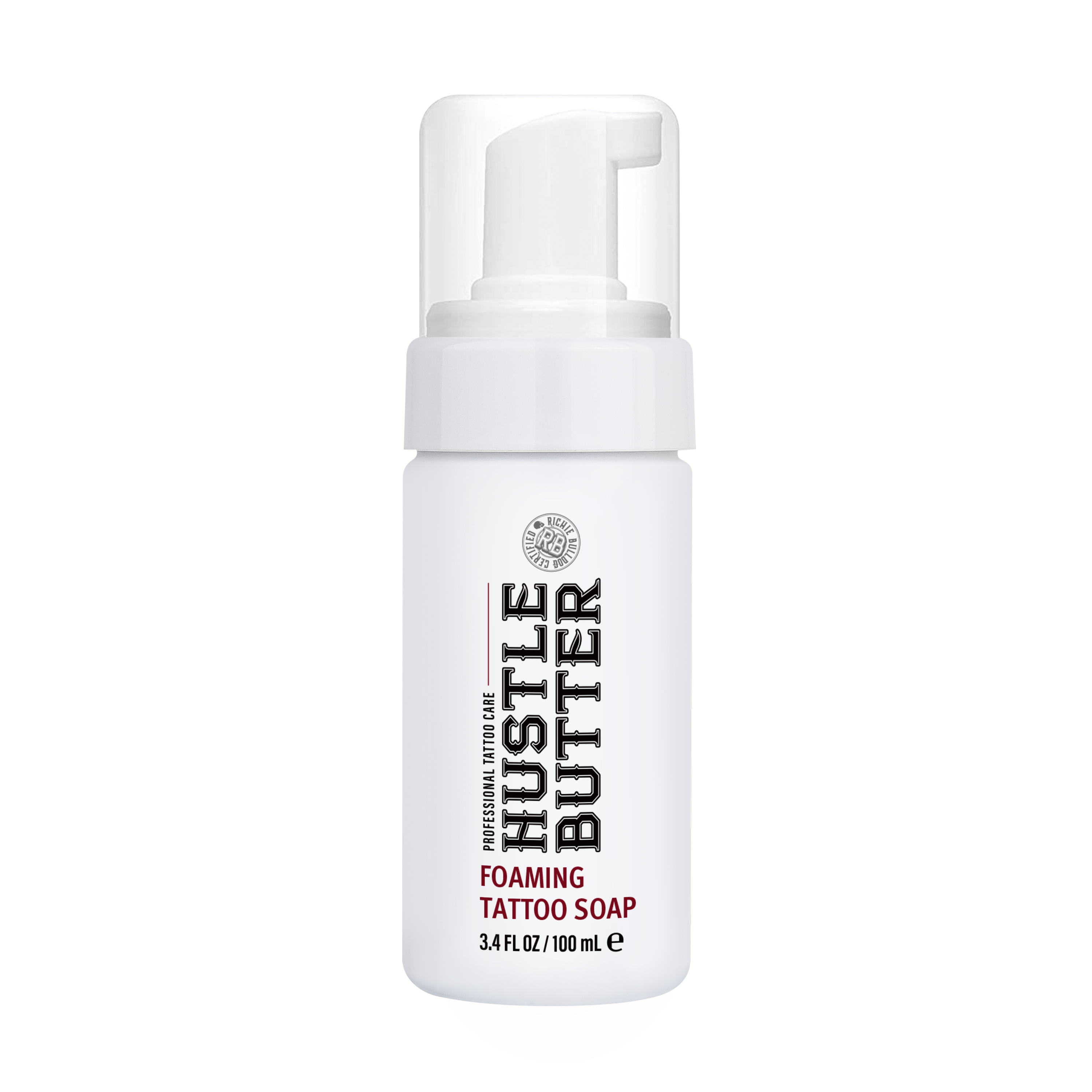 Hustle Butter Foaming Tattoo Soap for gentle cleansing