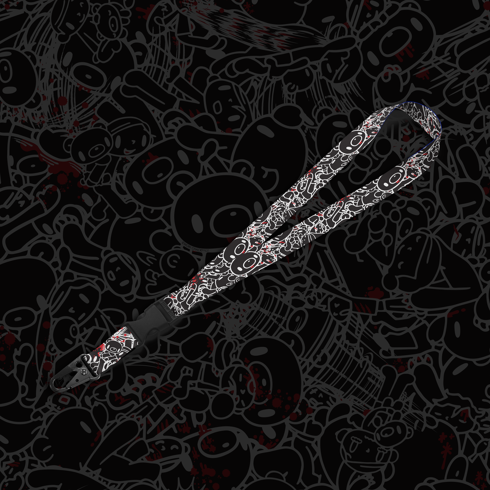 Noir Lanyard
