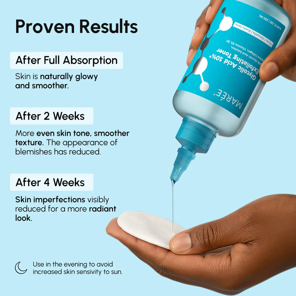 10% Glycolic Acid Exfoliating Face Toner for Smooth Radiant Skin - Image 6