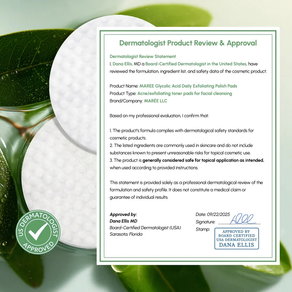Glycolic Acid & Vitamin Exfoliating Face Pads for Glowing Skin - Image 4