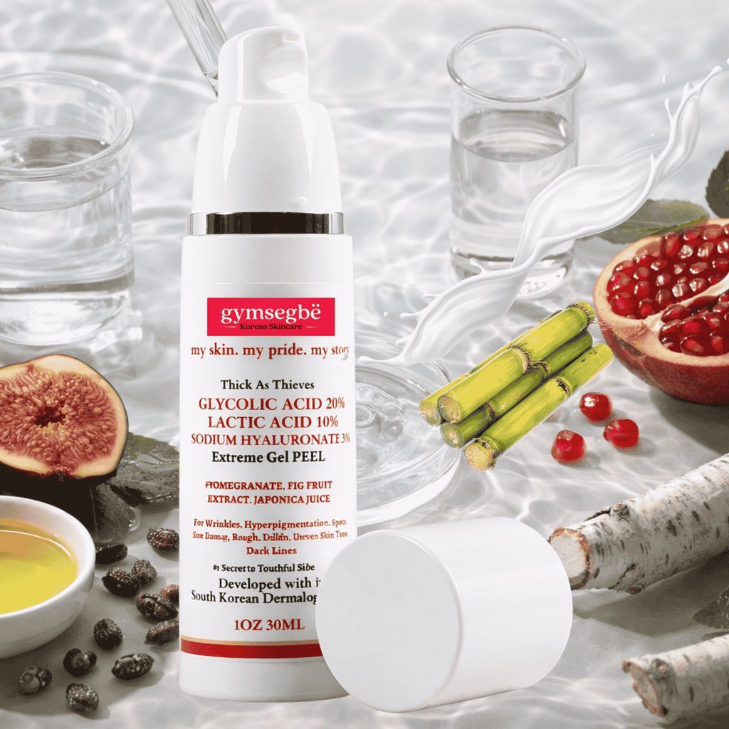 Thick As Thieves Extreme Gel Peel in a white and red minimalist bottle.