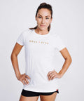 Women's Graphic Athletic Crew Neck T-Shirt - Image 2