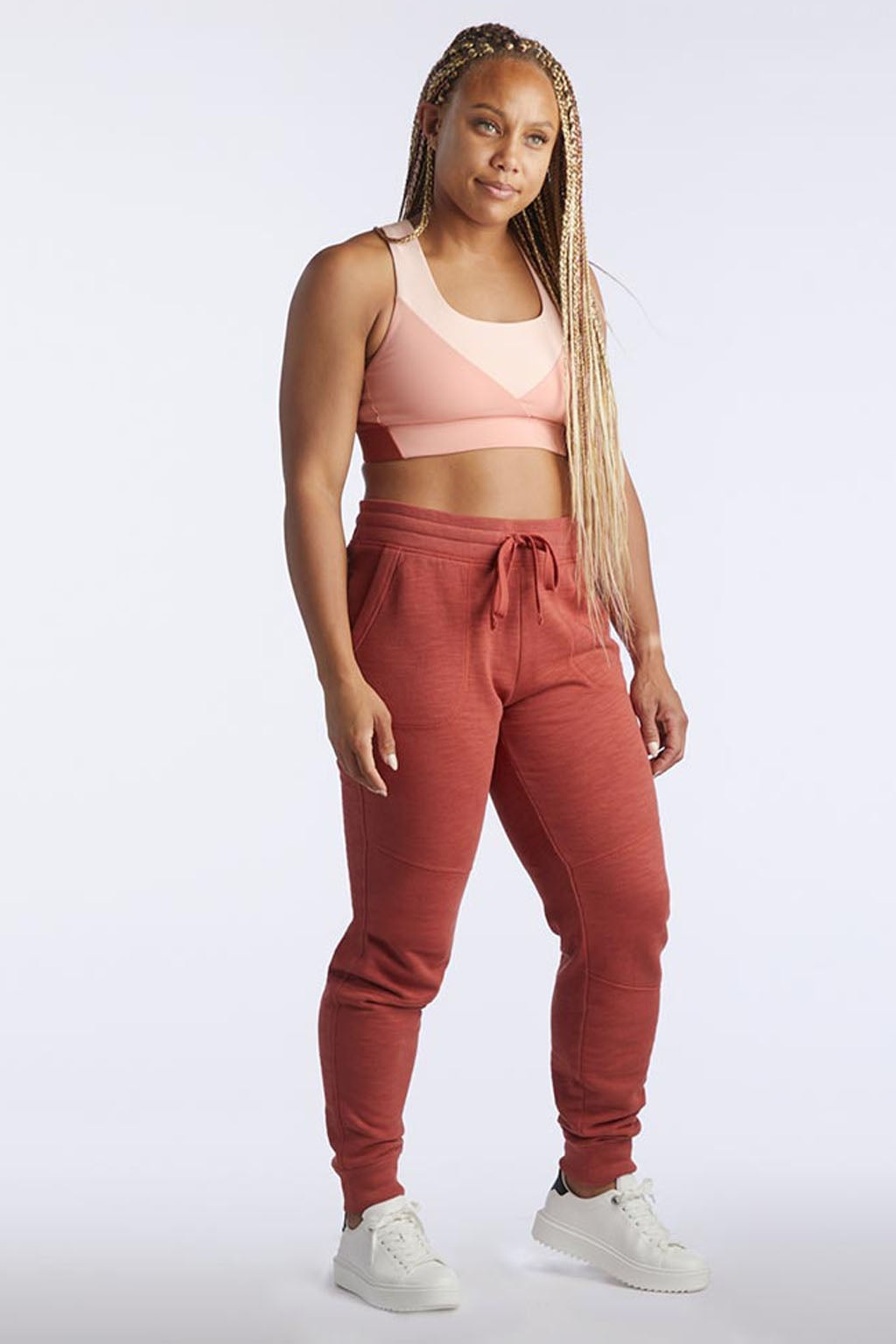 Freasy Women's Athletic Jogger Pants in Charcoal Grey - Image 12
