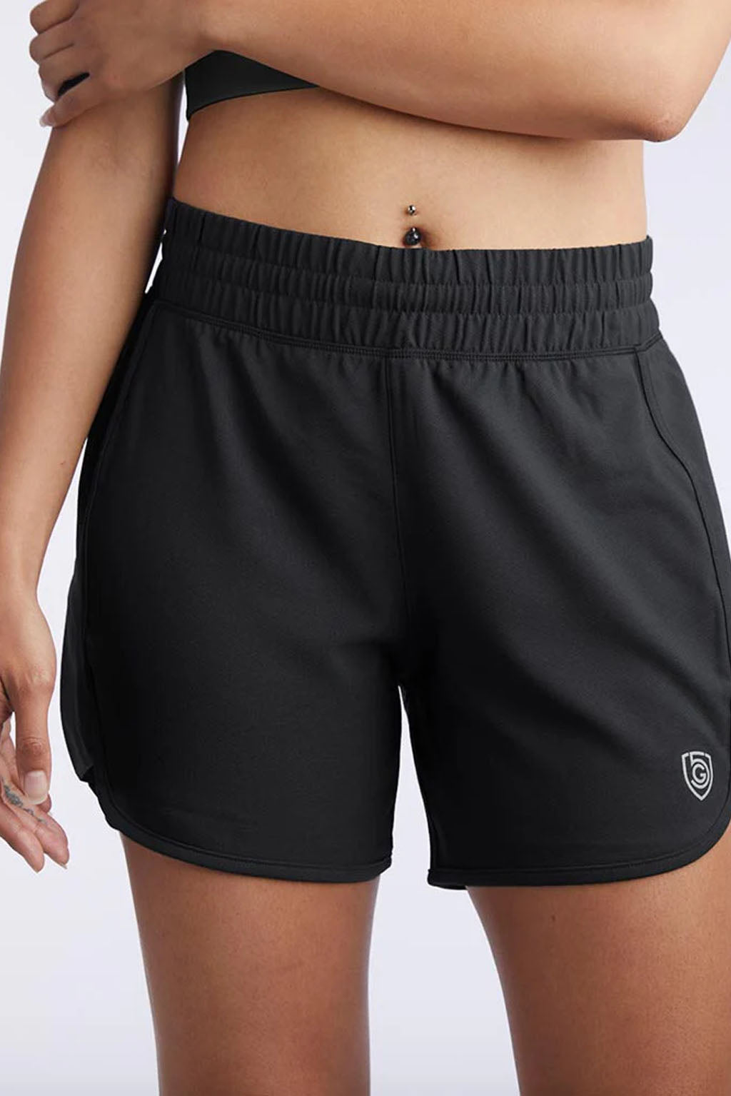 Indie Women's Athletic Training Shorts with Elastic Waistband - Image 18