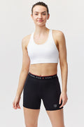 Slide Force Women's Black Athletic Spandex Compression Shorts - Image 5