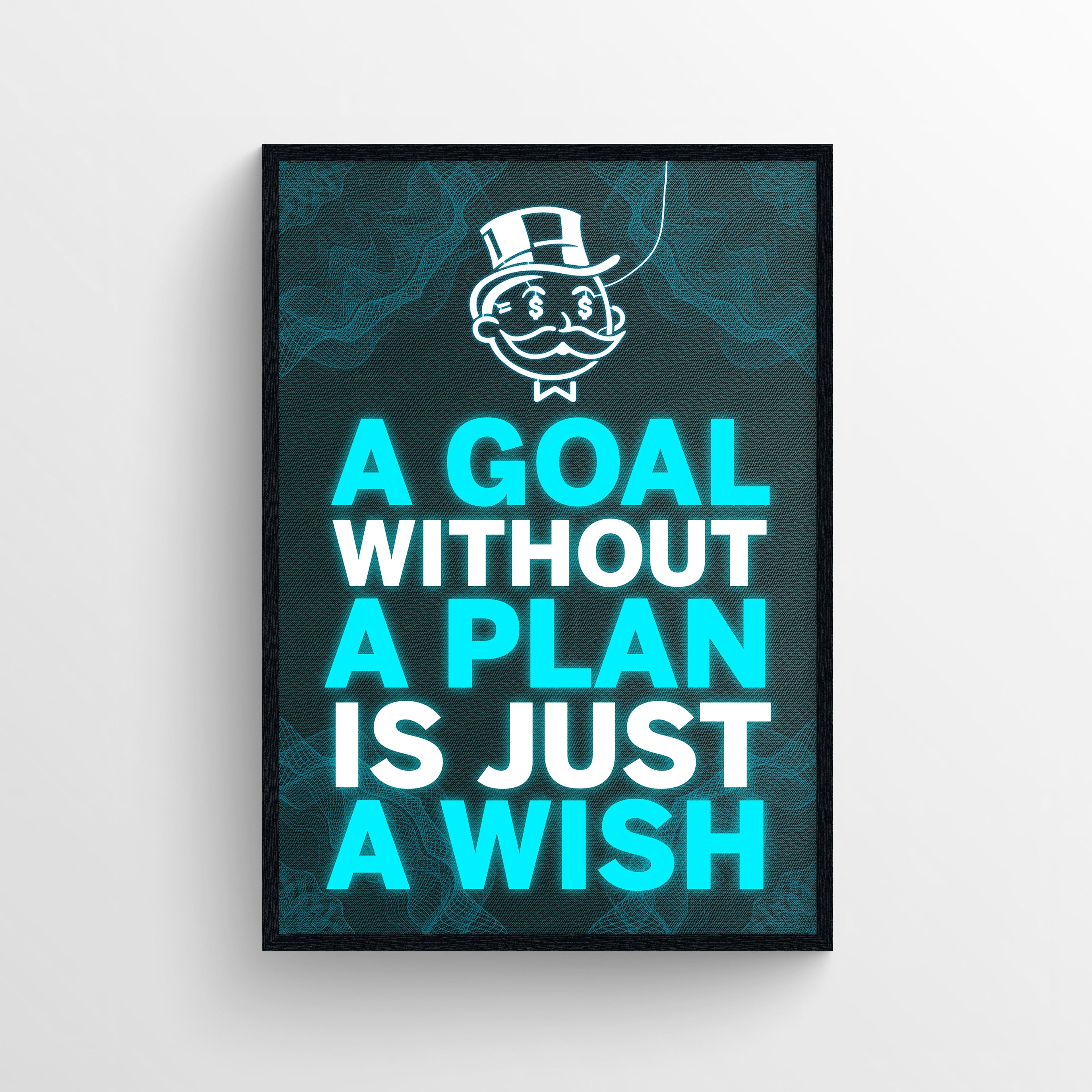 Goal Plan Wish Poster