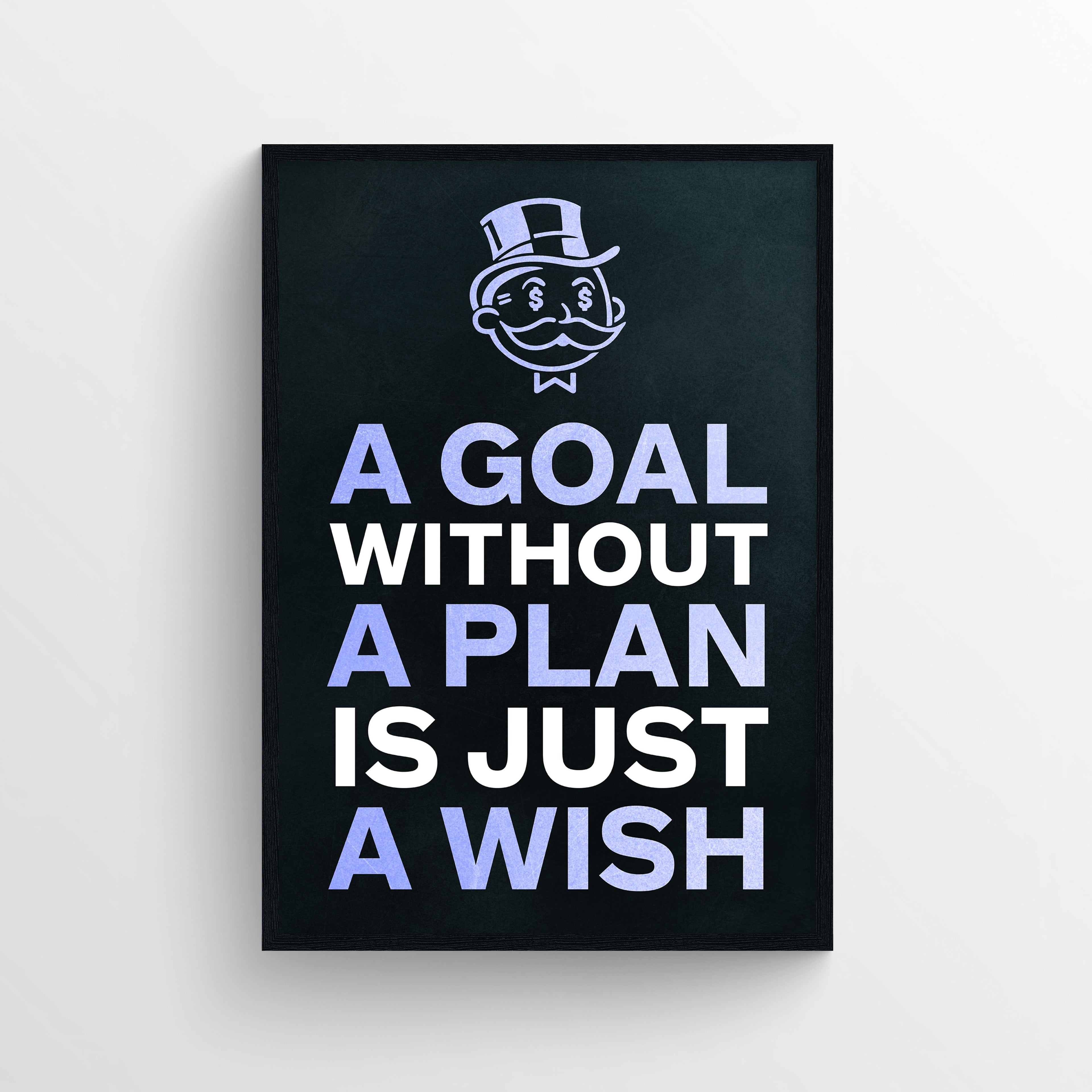 Goal Plan Wish Poster